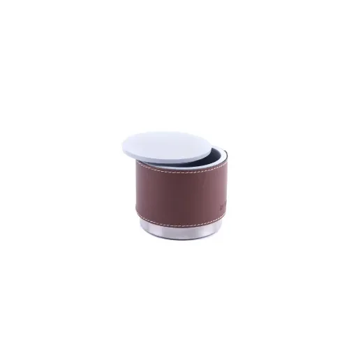 Marricreo - Faux Leather Bathroom Container with Lid - MA1436 product image