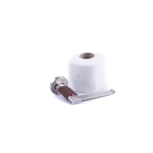 Marricreo - Stainless Steel Toilet Paper Holder with Faux Leather - MA1437 product image