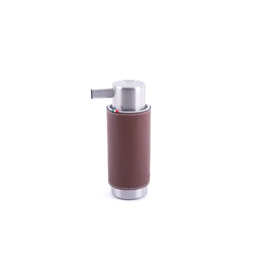 Marricreo - Stainless Steel Soap Dispenser with Faux Leather - MA1440 product image