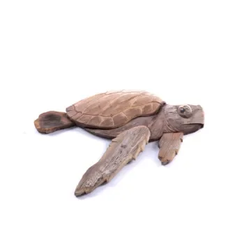 Marricreo - Large Driftwood Turtle Sculpture - MA1491 product image