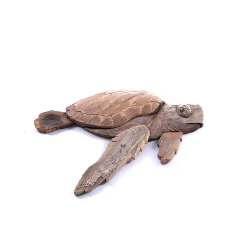 Marricreo - Large Driftwood Turtle Sculpture - MA1491 product image