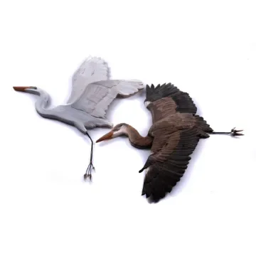 Marricreo - Driftwood Heron Sculpture - MA1503 product image