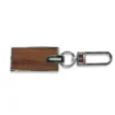 Marricreo - Riva Mahogany Keyring with Aquamarine Inserts - MA1577 product image
