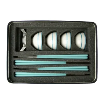 Marricreo - Riva Set Sushi with Aquamarine Inserts - MA1587 product image