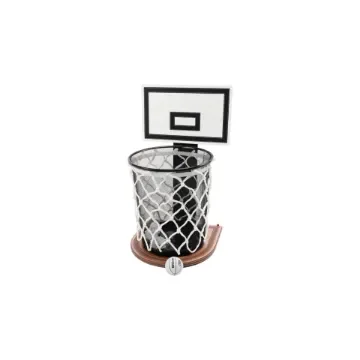 Marricreo - Waste Paper Basket with Wooden Basketball Hoop - MA1608 product image