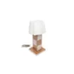 Marricreo - Small Teak Lamp with Shade - MA1673 product image