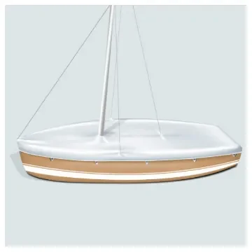 Tessilmare - Vaurien Sailboat Mooring Cover White - 120-005-005 product image