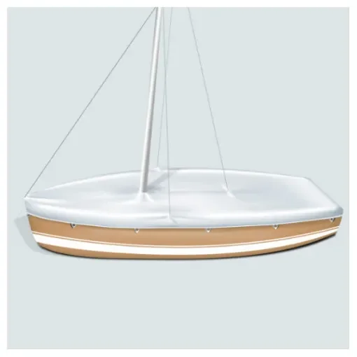 Tessilmare - Vaurien Sailboat Mooring Cover White - 120-005-005 product image