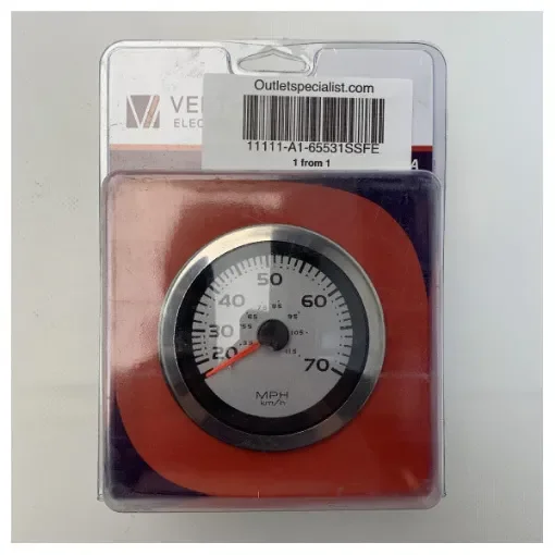 Veethree - LOG 3 Inch Speedometer 70 MPH - 65531SSFE product image