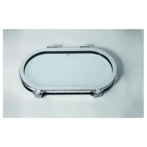 SCM Marine Equipment - Stainless Steel Oval Porthole 355 x 155 mm - OON.F05.AA.M product image