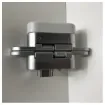 Wurth - Blind Door Hinge Chrome Satin - 0688313651 product image