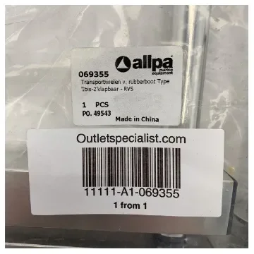 Allpa - Ibis Rubber Boat Transport Wheels - Stainless Steel product image