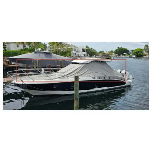 Sessa - Key Largo 36 Beige Canvas Cockpit Cover - 049551W product image