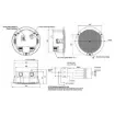Zenitel - CL-200T Ceiling Speaker - White Steel Dome product image