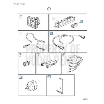 Volvo Penta - EVC Steering Control Helm Station Kit - 23407160 product image