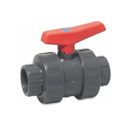 Onbekend - PVC Ball Valve 2.5 inch 10 bar DN65 Grey - Type 2050 product image