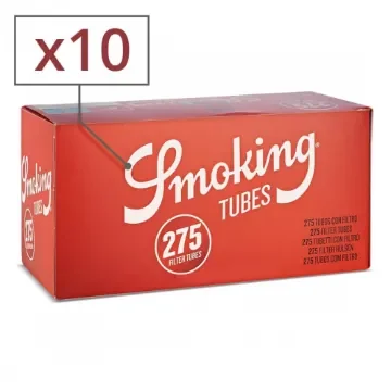 Smoking - 10 Boxes of 275 Cigarette Tubes with Filter product image