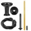 Tsar - Proton Glass Hookah Black and Gold product image