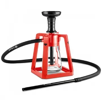 Tsar - Proton Glass Hookah Red and Black product image