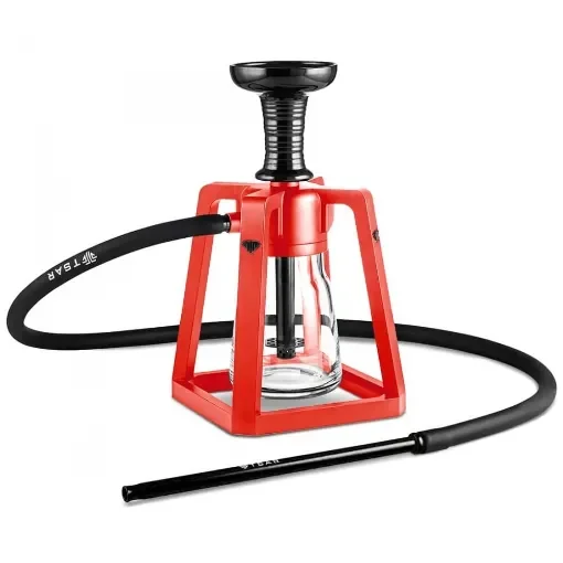 Tsar - Proton Glass Hookah Red and Black product image