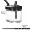 Tsar - Gofast Black Glass Hookah - Portable Design product image