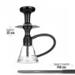 Tsar - Nitro Nx Black Hookah - Compact Borosilicate Design product image