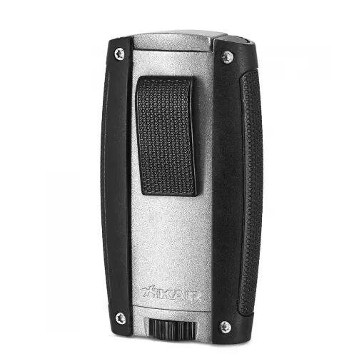 XIKAR - Double Flame Torch Storm Lighter Matte Gray and Black product image