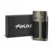 XIKAR - Double Flame Cigar Lighter Black and Gun product image