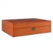 Rolling Suprême - Large Orange Wooden Storage Box - Secure Key Included product image