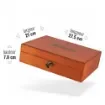 Rolling Suprême - Large Orange Wooden Storage Box - Secure Key Included product image