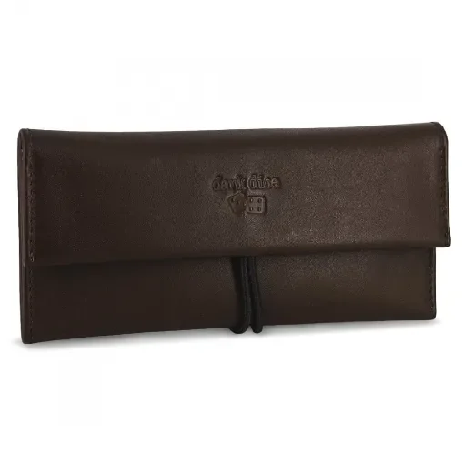 Dark Dice - Fortune Brown Tobacco Pouch - Compact Synthetic Leather product image