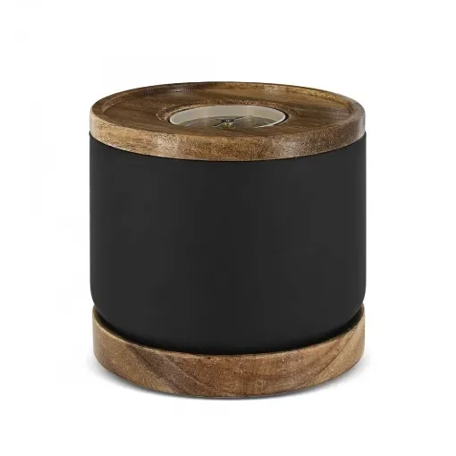 Adorini - Black Tobacco Box Size M - Hygrometer Included product image