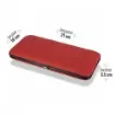 Savinelli - 3 Cigar Case Rigid Red Leather product image