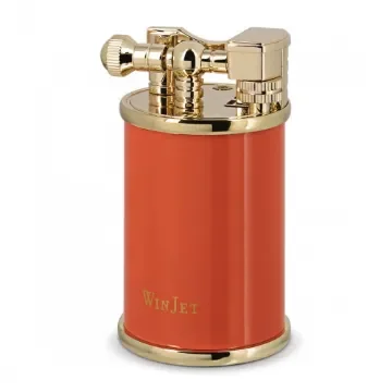 smoking - Orange and Veneered Stone Table Lighter Box product image