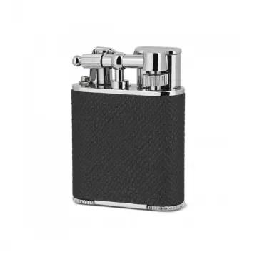 Peter Charles Paris - Leather Junior Torch Double Flame Lighter - Black product image