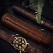 Art & Volutes - Case 1 Cigar Holder Tocoa Brown product image
