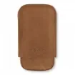 Art & Volutes - Leather Cigar Case for 3 Cigars - Lucea Brown product image