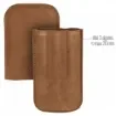 Art & Volutes - Leather Cigar Case for 3 Cigars - Lucea Brown product image