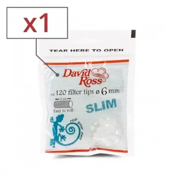 David Ross - Slim Filters 6mm - 1 Bag product image