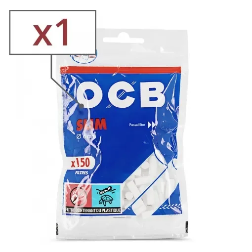 OCB - Slim Filters - Resealable Bag of 150 Filters product image