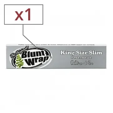 Blunt Wrap - Silver Slim Rolling Paper - X1 product image