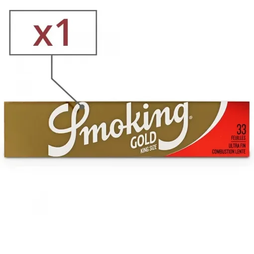 Smoking - Slim Gold Rolling Paper - X1 product image