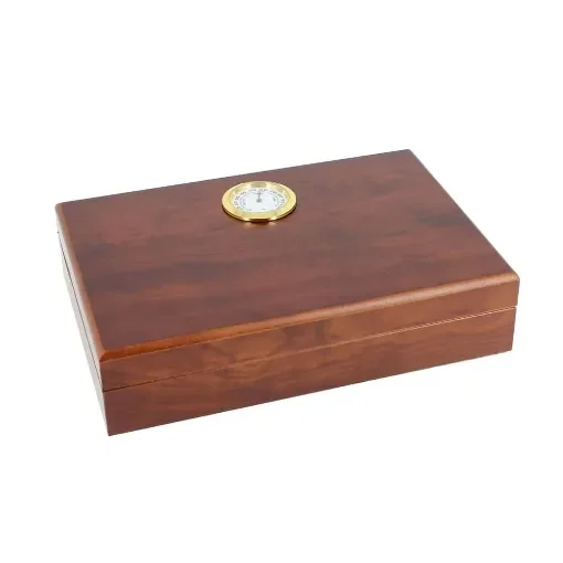 smoking - Brown Mini Cigar Humidor - product image