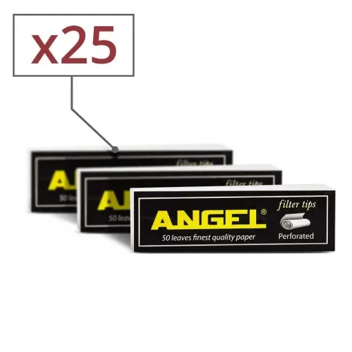 Smoking - Perforated Angel Cardboard Filters - 25 Pack product image