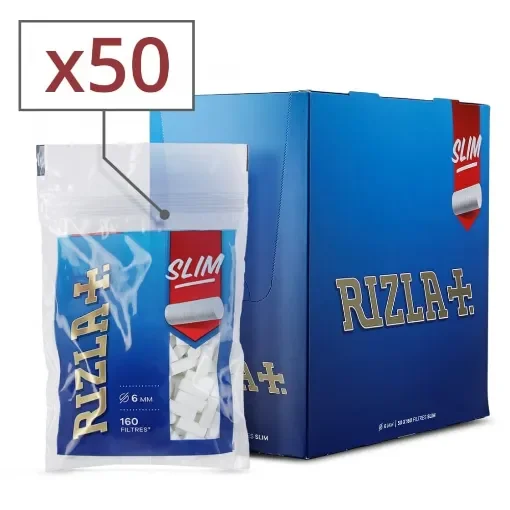 Rizla+ - Slim Filters Pack of 50 Sachets product image