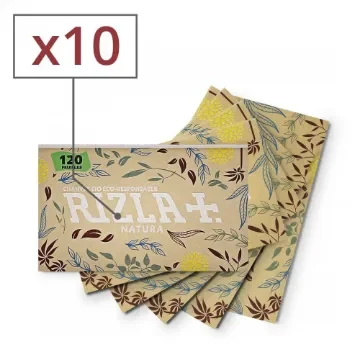 Rizla+ - Natura Rolling Paper Lot of 10 Books - Hemp Paper product image