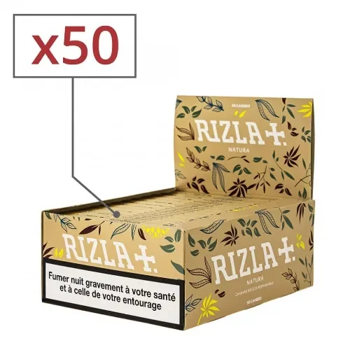 Rizla+ - Natura Slim Rolling Paper - Pack of 50 product image