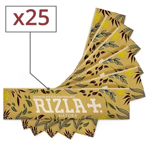 Rizla+ - Natura Slim Rolling Paper - Pack of 25 product image