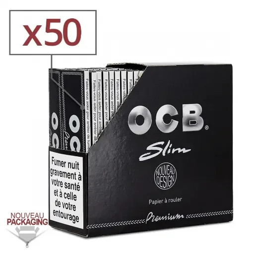 OCB - Rolling Paper Slim Premium X50 - product image