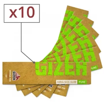 Gizeh - Slim Pure Ultra Thin Rolling Paper - X 10 product image